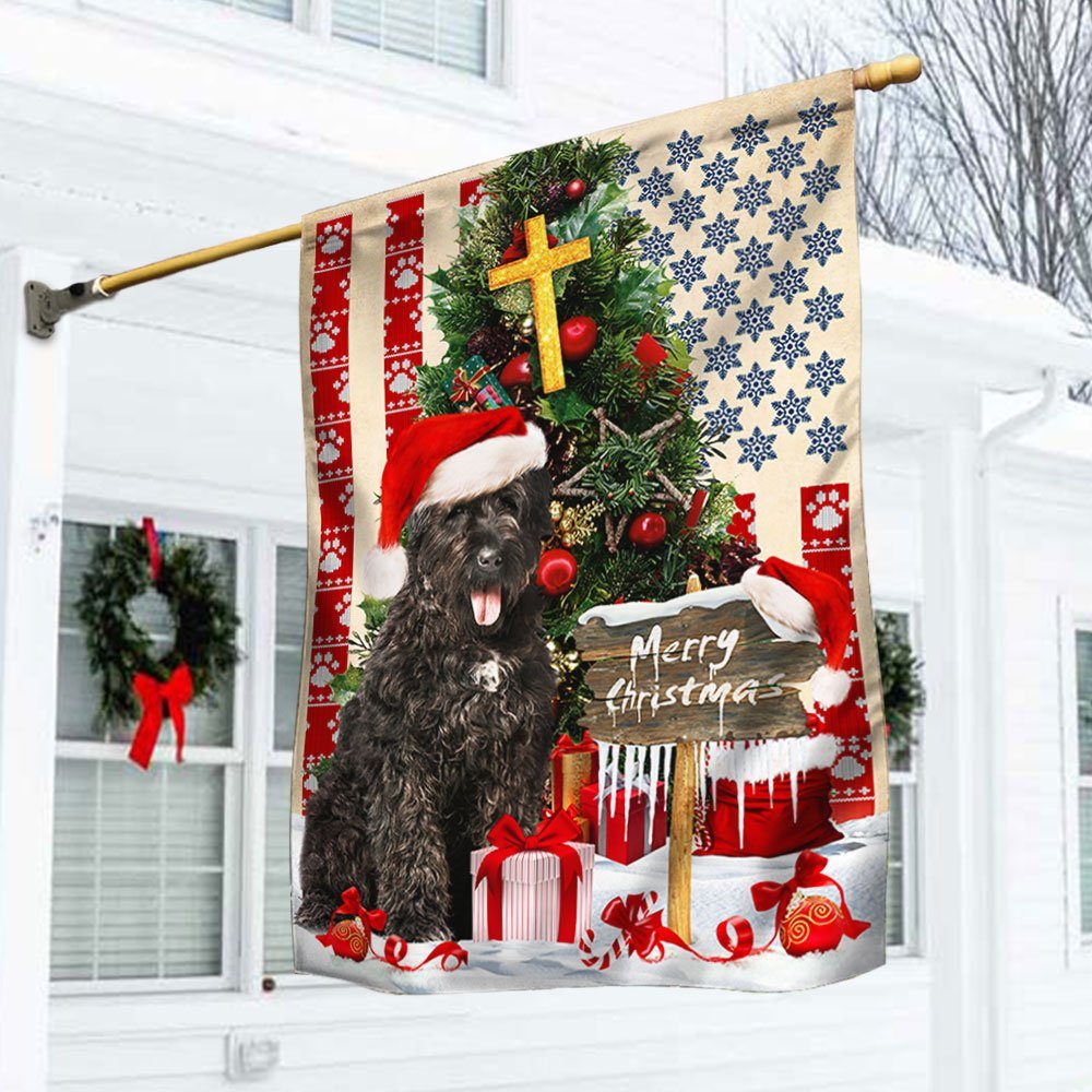Bouviers Des Flandres Dog Christmas Flag QNN565F