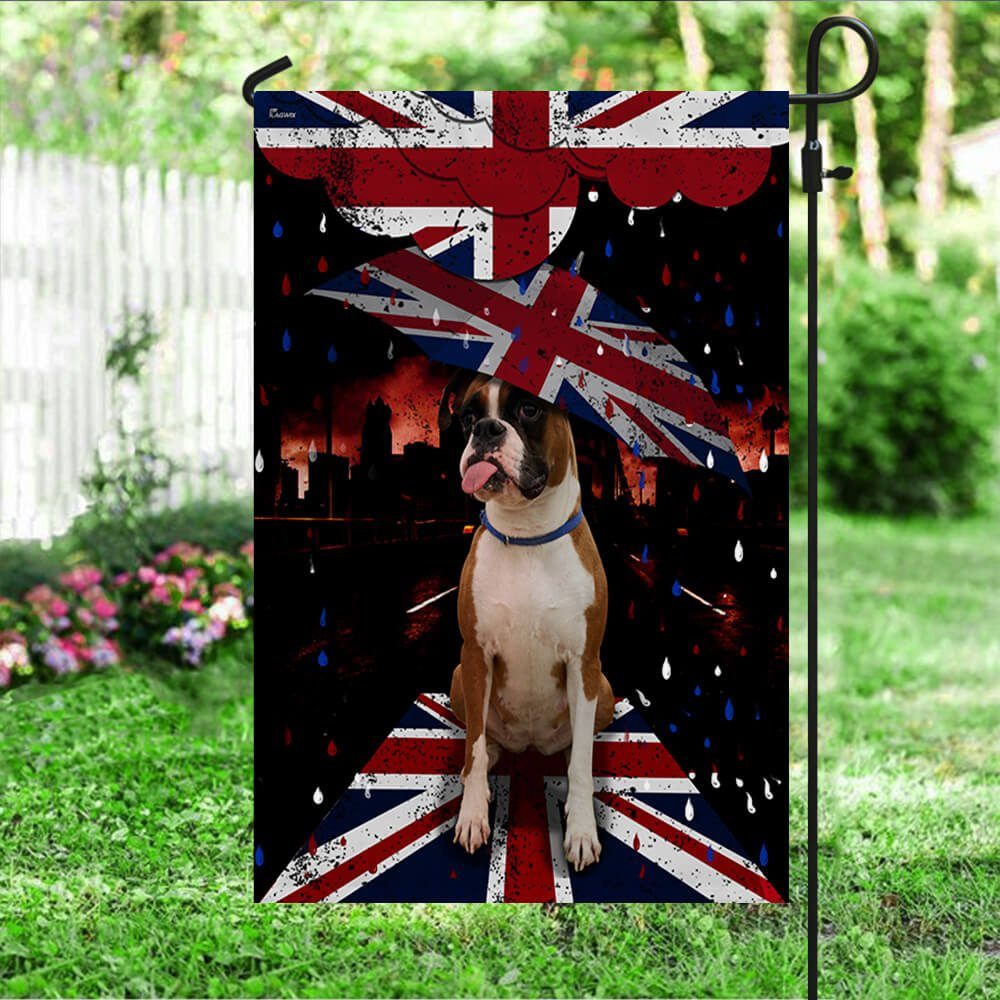 Boxer Dog Flag UK NTT47FV5