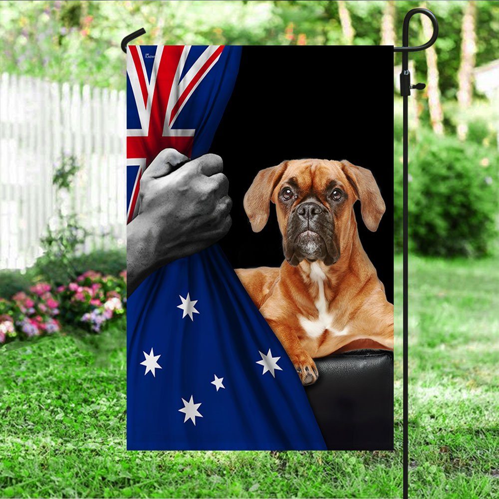 Boxer Dog Lover Australian Flag TRL1663Fv9 Boxer Dog Lover Australian Flag TRL1663Fv9