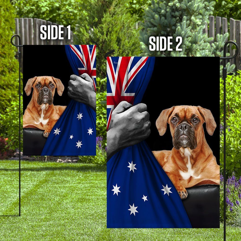 Boxer Dog Lover Australian Flag TRL1663Fv9 Boxer Dog Lover Australian Flag TRL1663Fv9