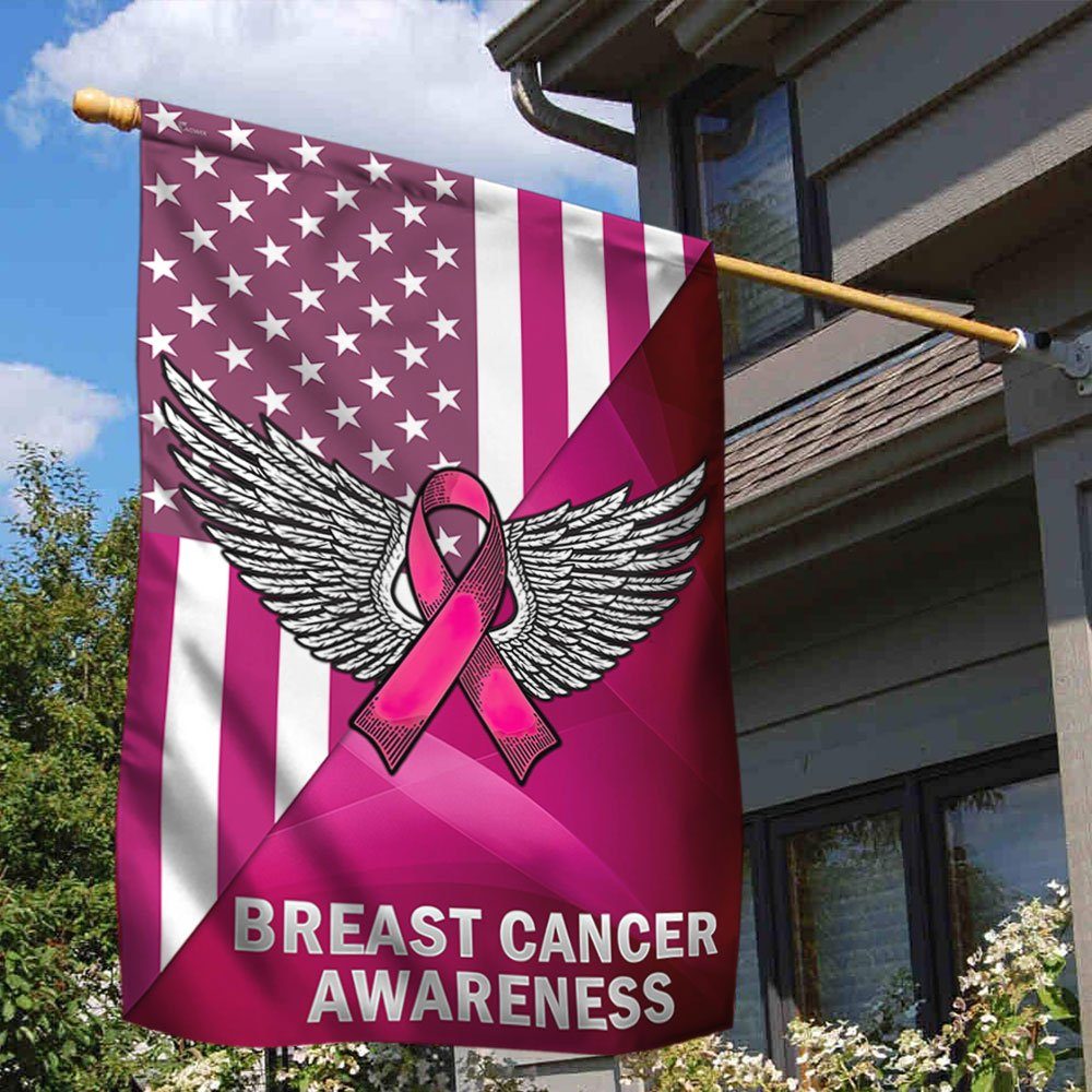 Breast Cancer Awareness Flag TRL1379F