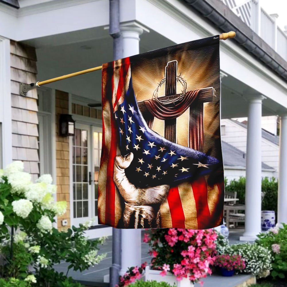 Bright Christian Cross Flag