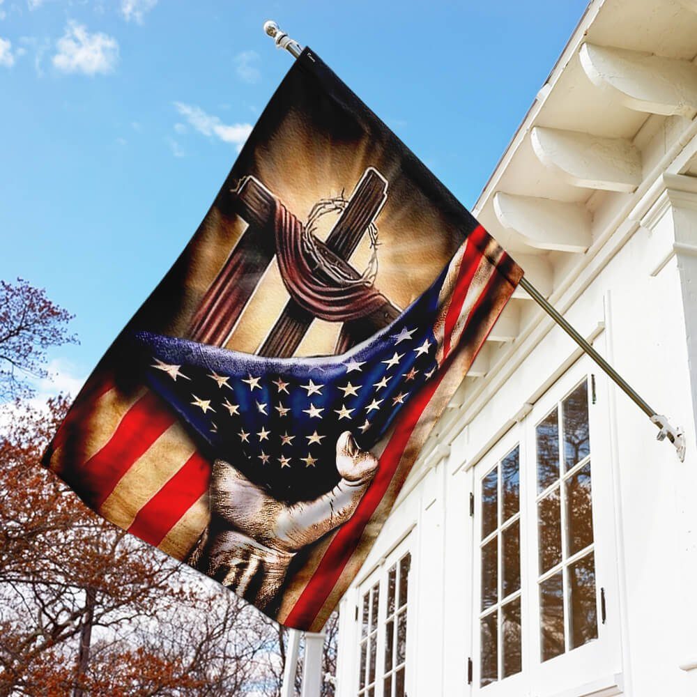 Bright Christian Cross Flag