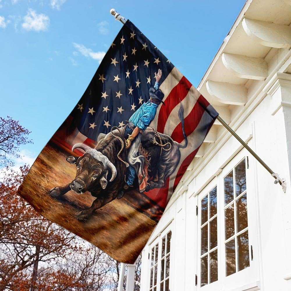 Bull Riding Flag Bull Riding Flag