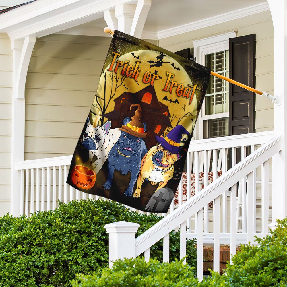 Bulldog Halloween Flag Bulldog Halloween Flag