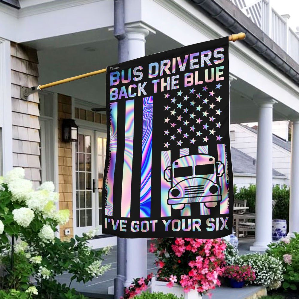 Bus Drivers Back The Blue Flag