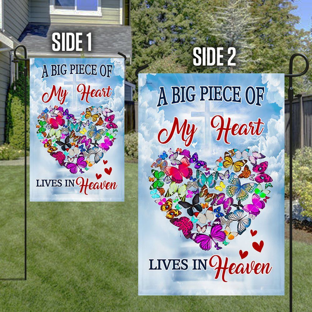 Butterflies Flag, A Big Piece Of My Heart Lives In Heaven QNN690F