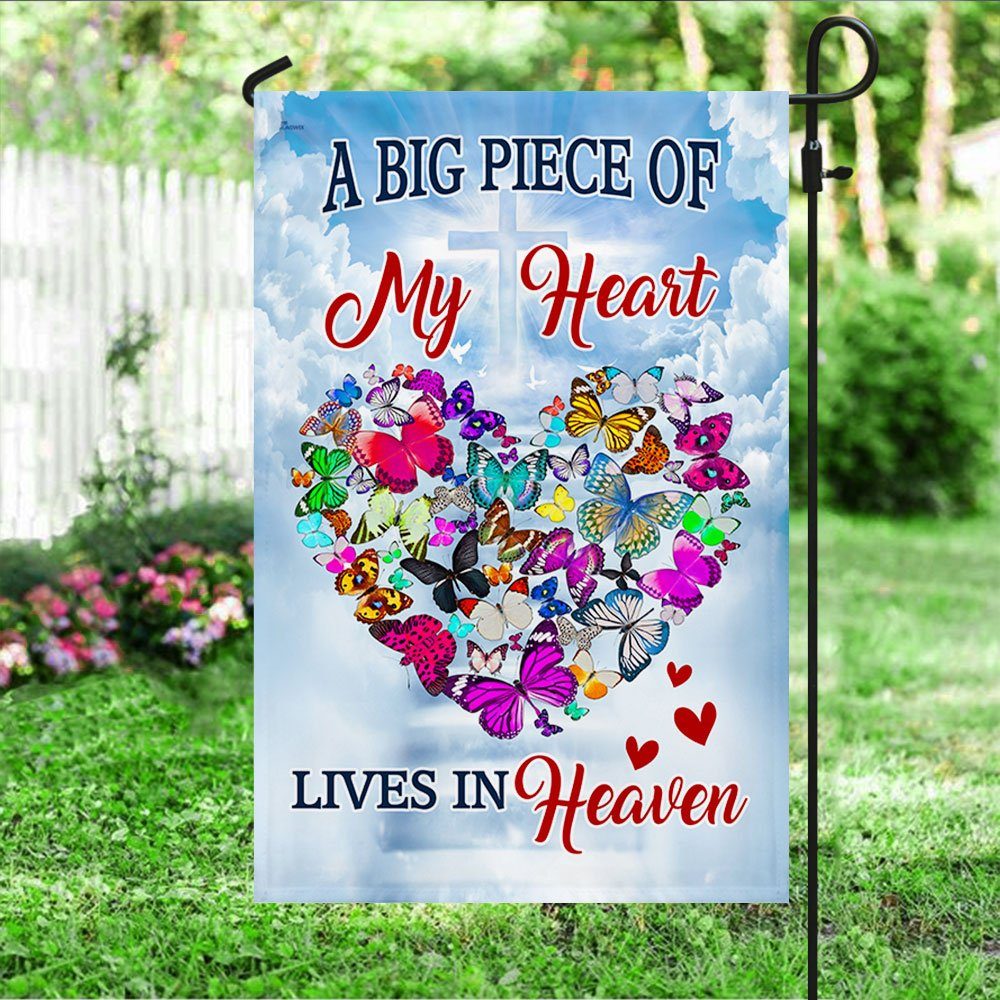 Butterflies Flag, A Big Piece Of My Heart Lives In Heaven QNN690F