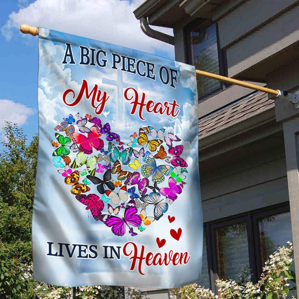 Butterflies Flag, A Big Piece Of My Heart Lives In Heaven QNN690F