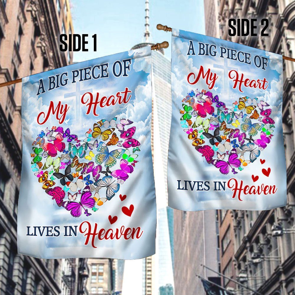 Butterflies Flag, A Big Piece Of My Heart Lives In Heaven QNN690F