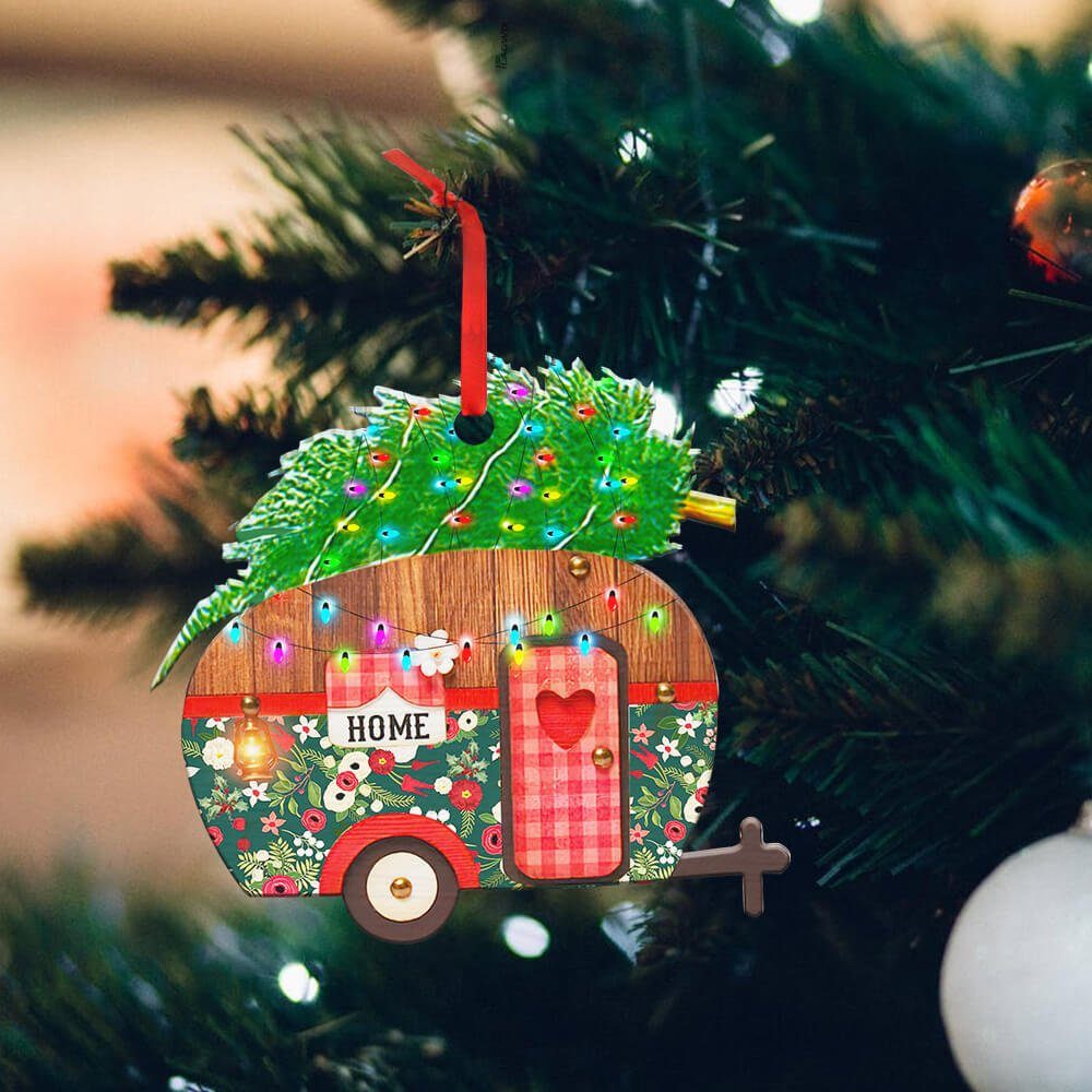 Camping Custom - Shaped Ornament Christ comin' NTT119O