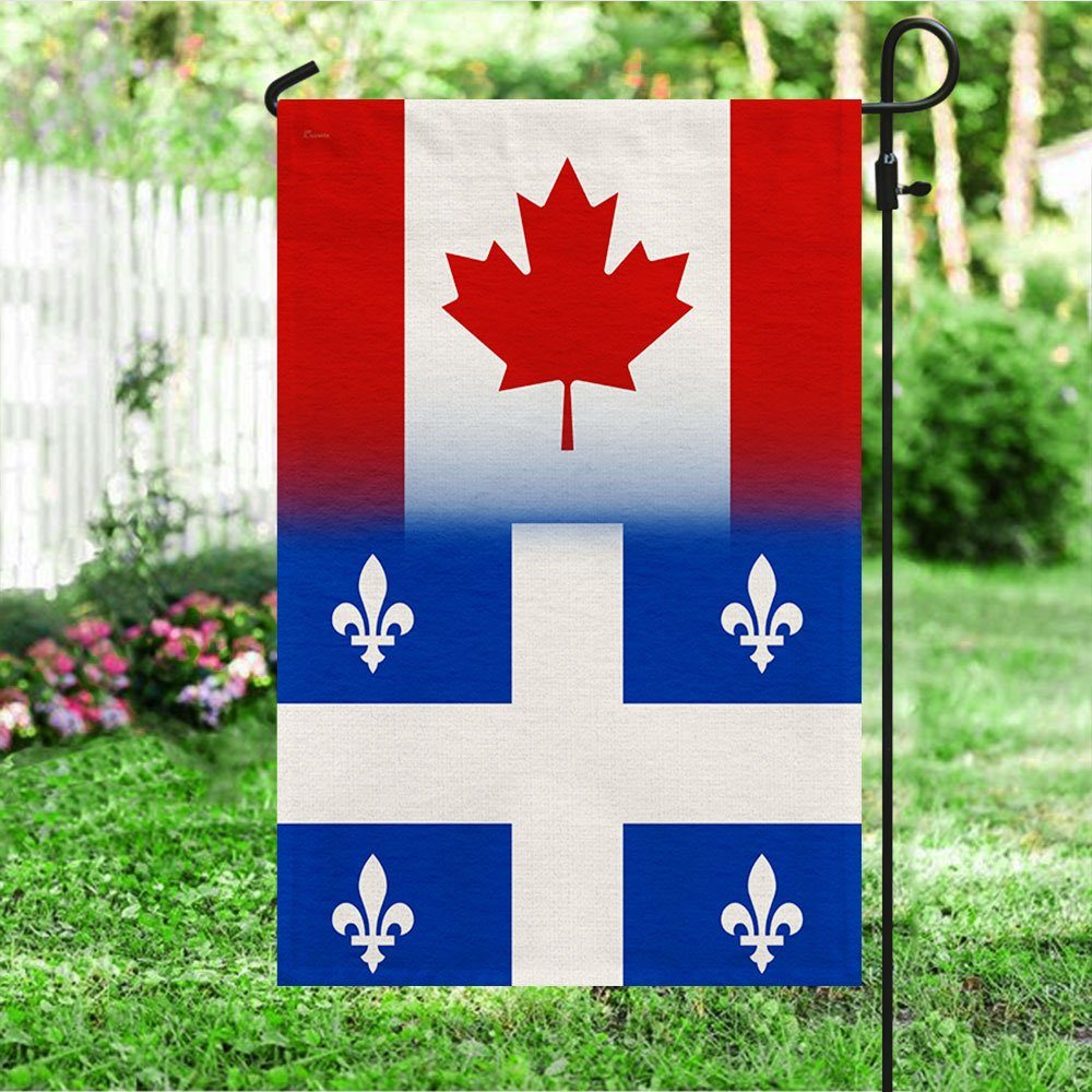 Canada And Quebec Flag TQN341F Canada And Quebec Flag TQN341F