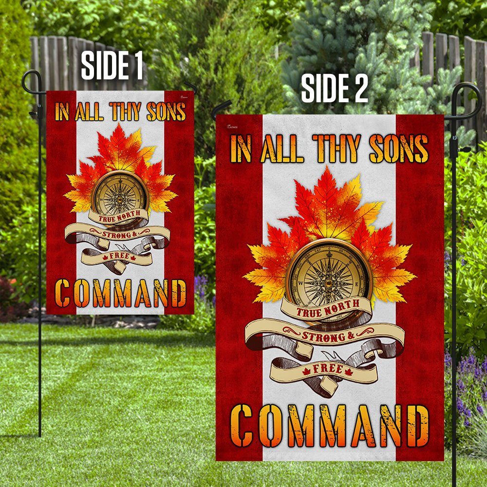 Canada Day Flag True North Strong And Free MLN166F