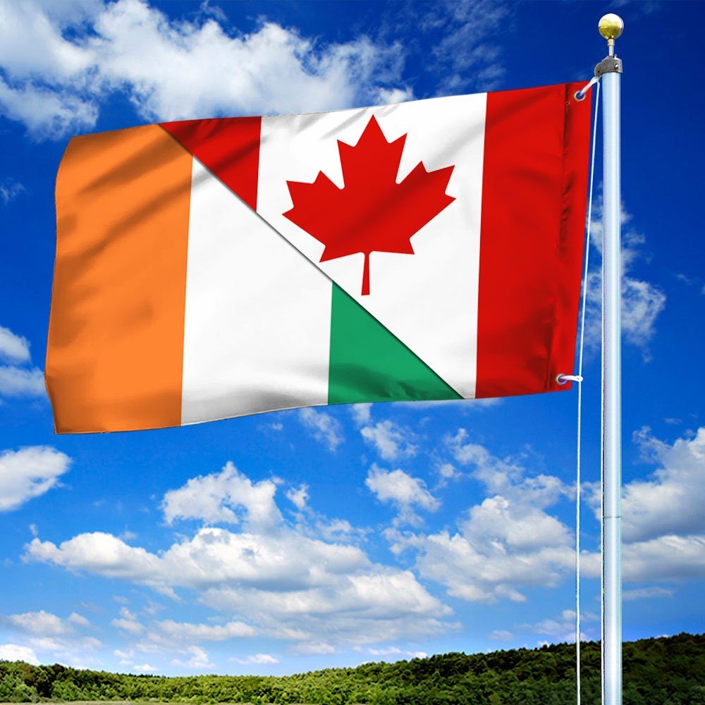 Canada Ireland Grommet Flag TPT615GF