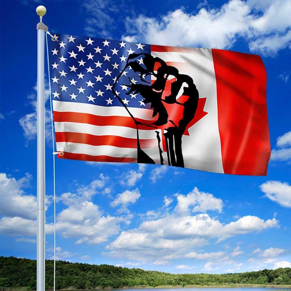 Canadian & American Grommet Flag DBD3266GF