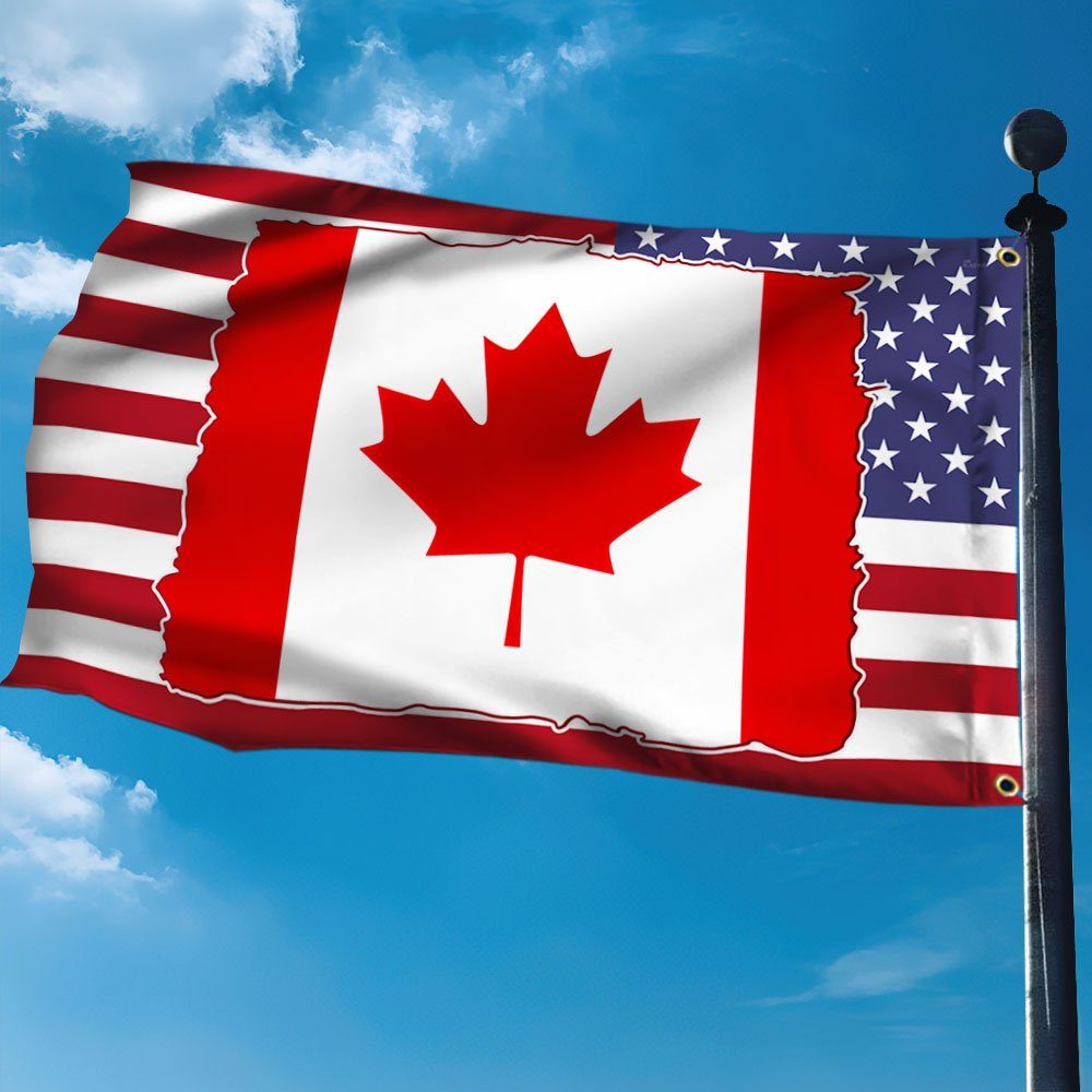Canadian And American Grommet Flag TQN323GF