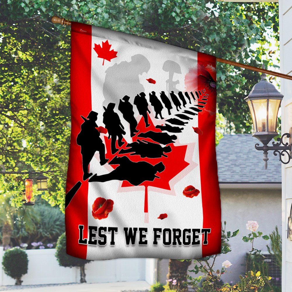 Canadian Veteran Flag Lest We Forget MLH2211F