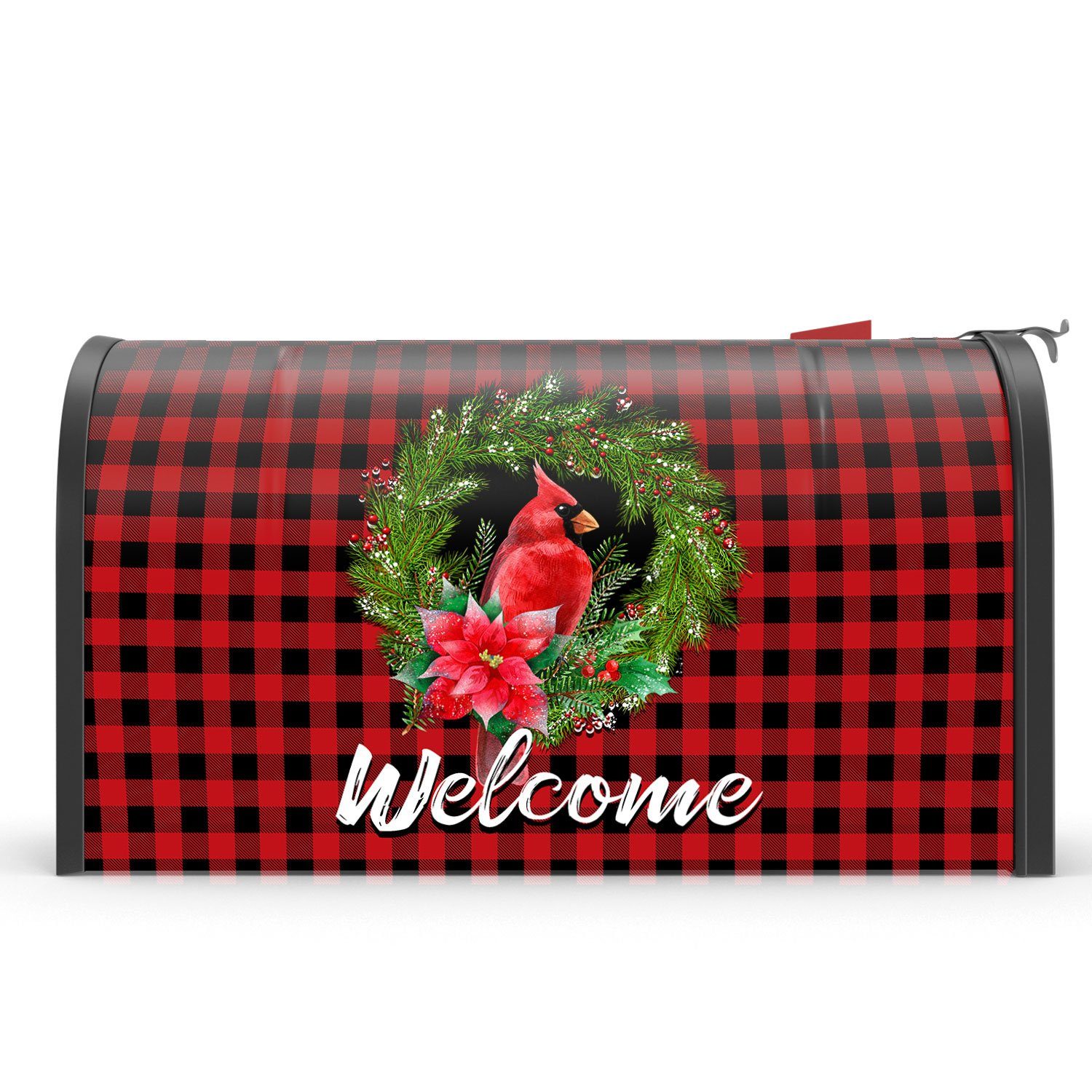 Cardinal Christmas Garden Flag & Mailbox Cover TQN601MF