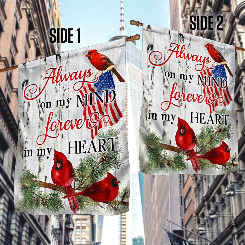 Cardinal Flag Always On My Mind Forever In My Heart MLH2140F