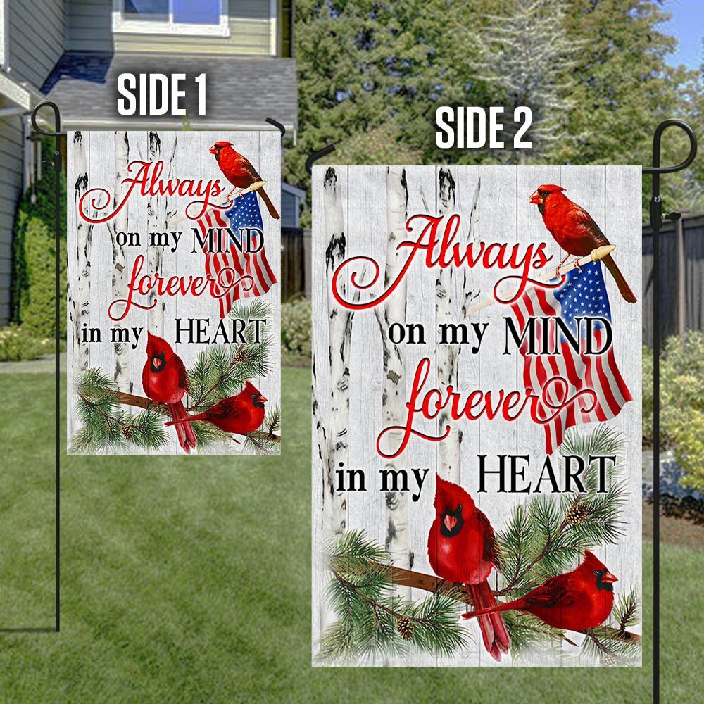 Cardinal Flag Always On My Mind Forever In My Heart MLH2140F