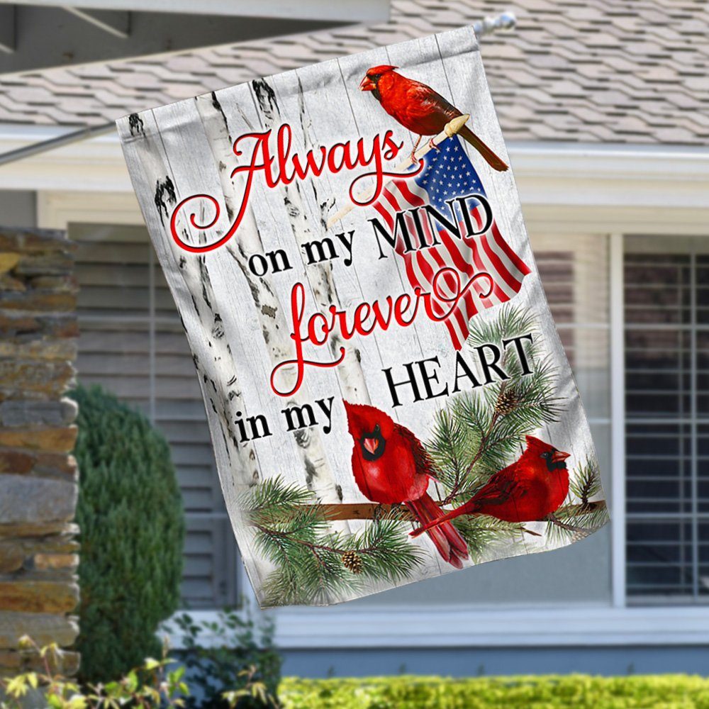 Cardinal Flag Always On My Mind Forever In My Heart MLH2140F