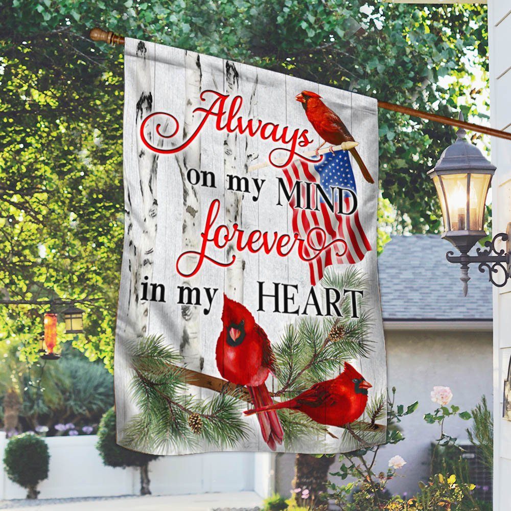 Cardinal Flag Always On My Mind Forever In My Heart MLH2140F