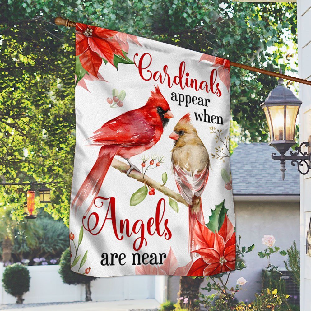 Cardinal Flag Cardinals Appear When Angels Are Near LHA2059F