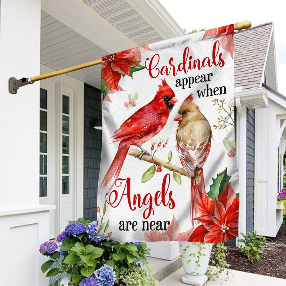 Cardinal Flag Cardinals Appear When Angels Are Near LHA2059F