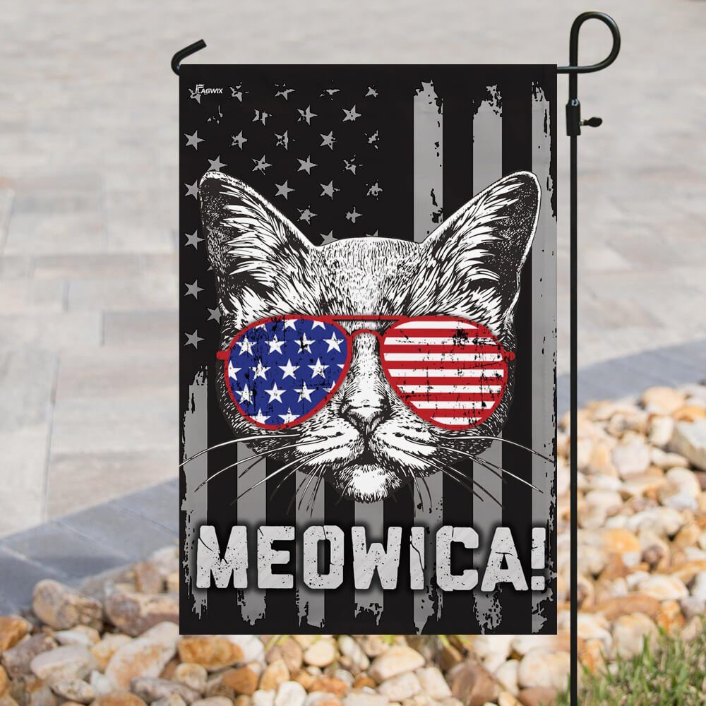Cat American US Flag Cat American US Flag