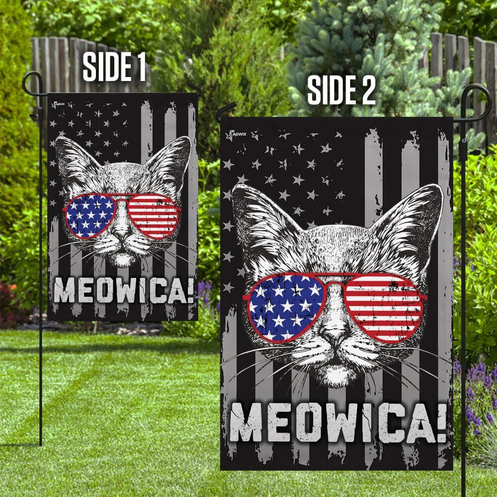 Cat American US Flag Cat American US Flag