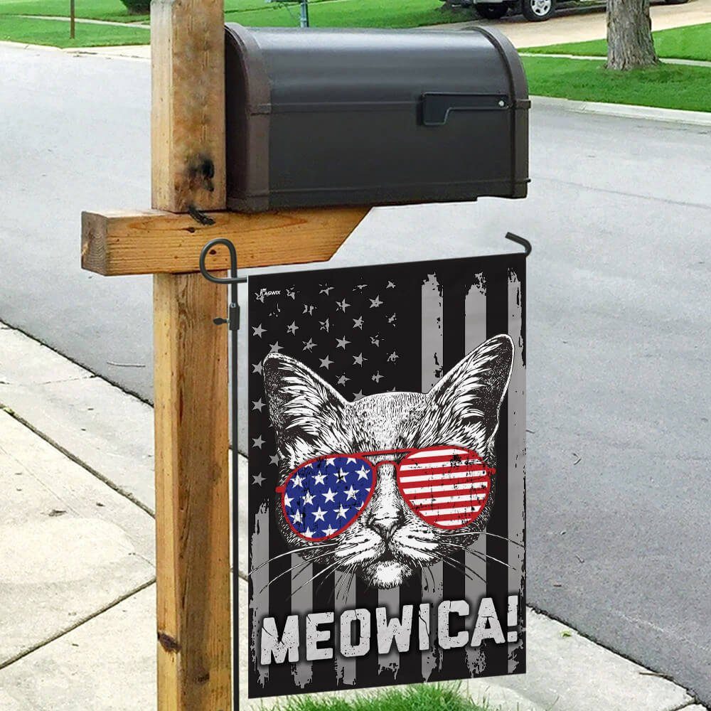 Cat American US Flag Cat American US Flag