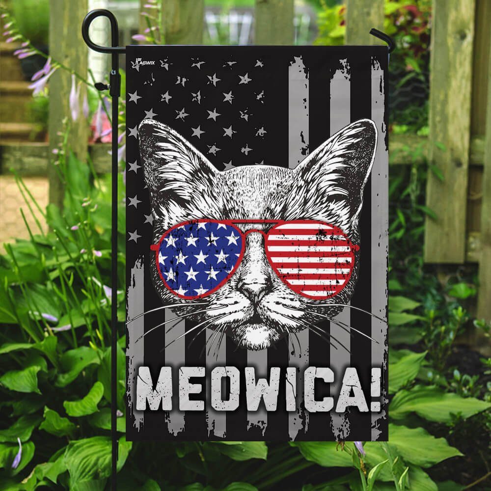Cat American US Flag Cat American US Flag