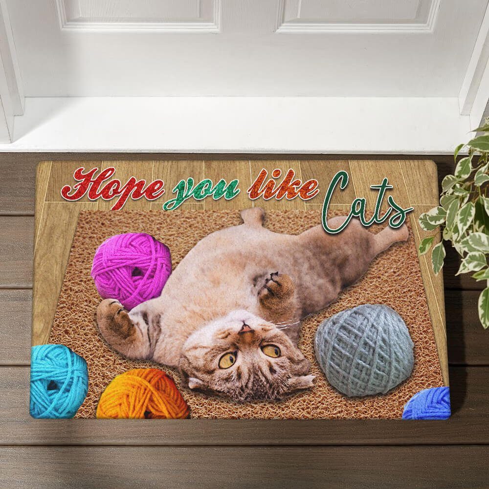 Cat Doormat Lay Out NTT421DM