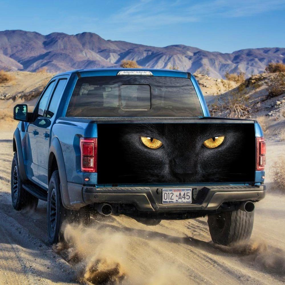 Cat Eyes Tailgate Decal Sticker Wrap