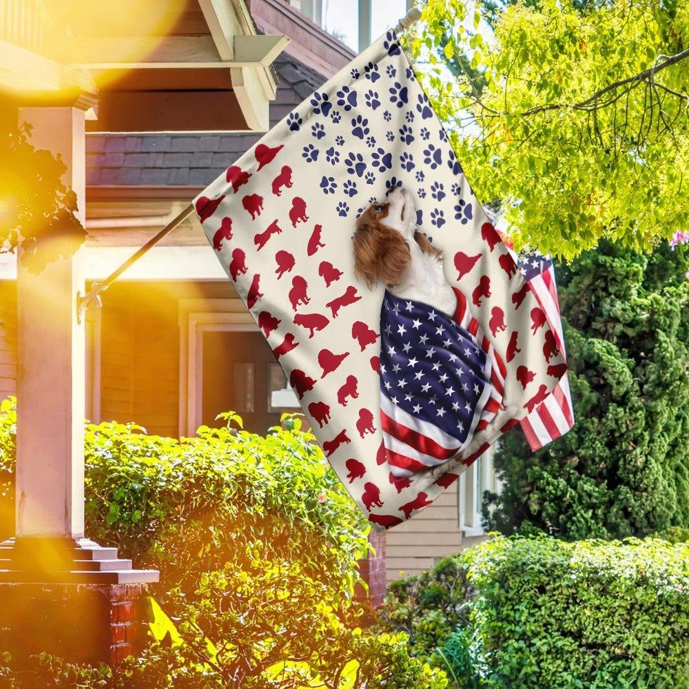 Cavalier King Charles Spaniel Dog Flag