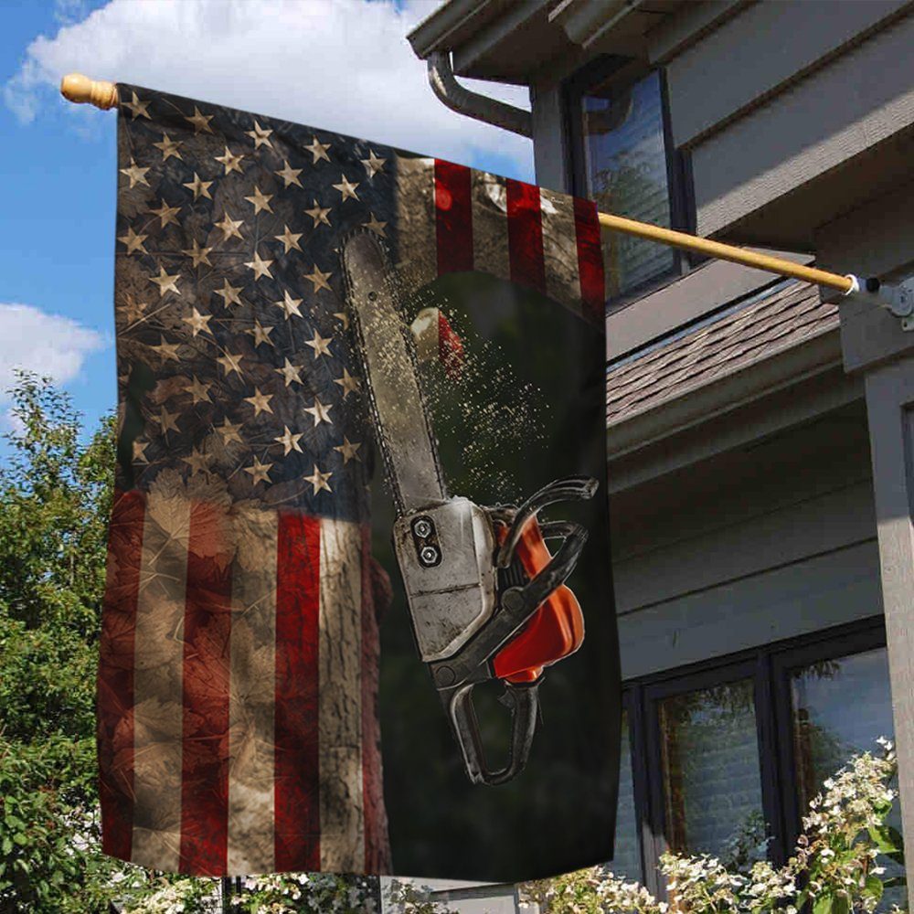 Chain Saw Machine Flag ANT341F
