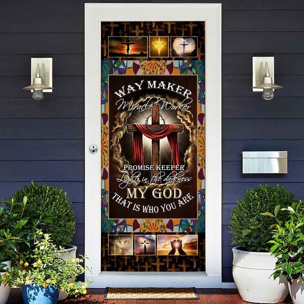 Christian Cross Door Cover