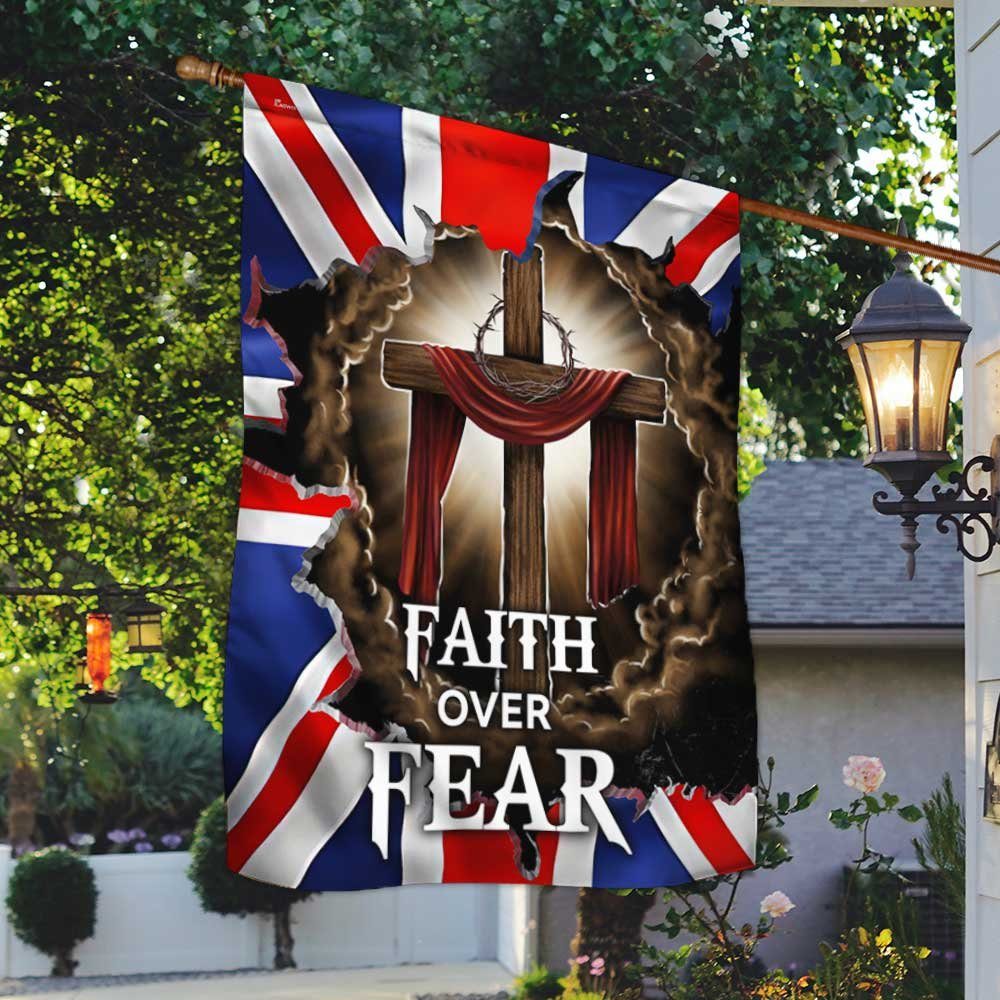 Christian UK Flag Faith Over Fear DBD2807F
