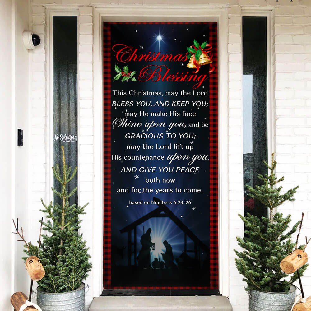 Christmas Blessing Door Cover TQN621D
