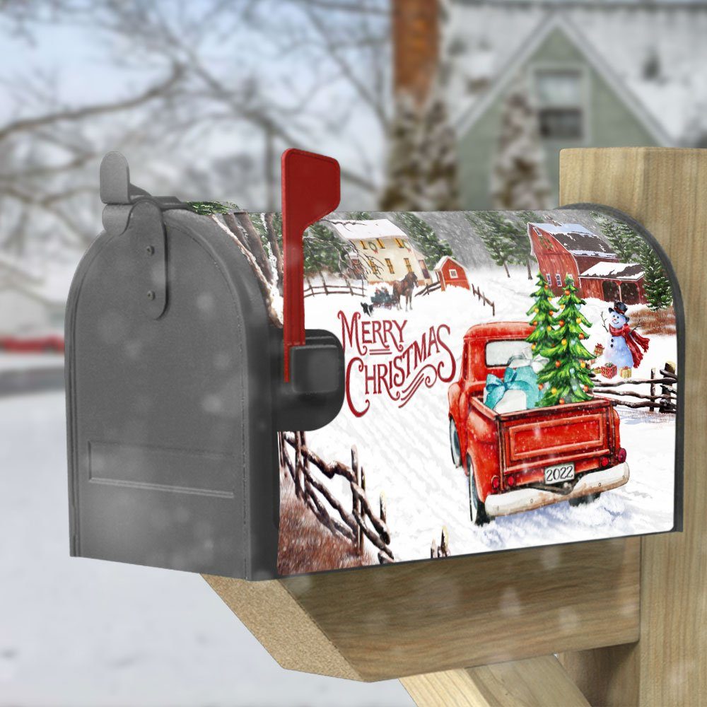 Christmas Decorations Garden Flag & Mailbox Cover PS1310MBS