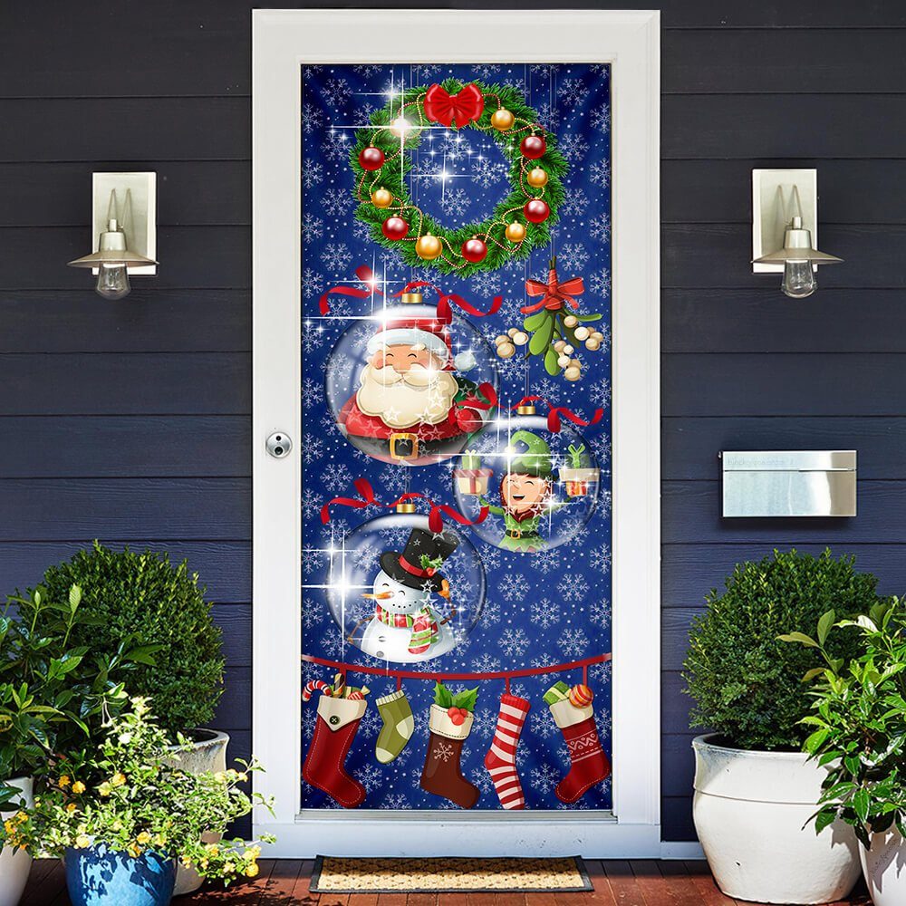 Christmas Door Cover Bauble NNT151D