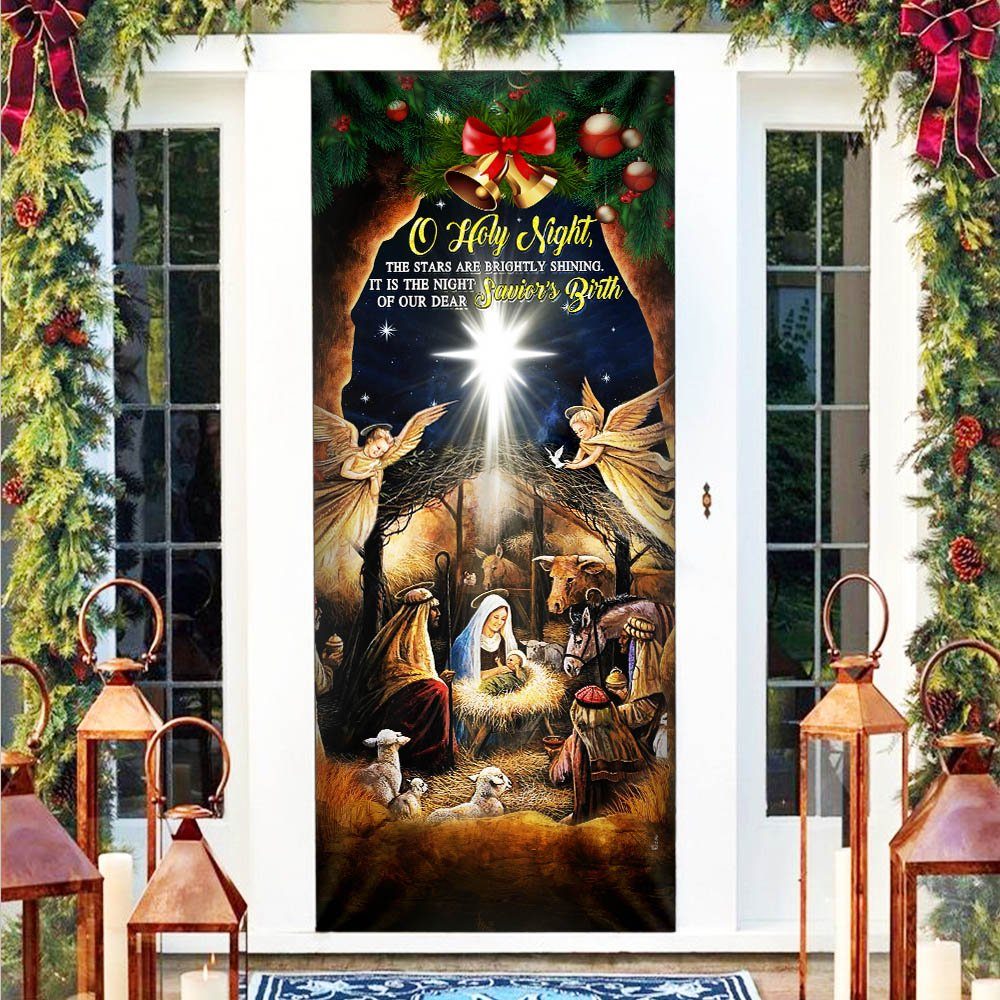 Christmas Door Cover Jesus is Born THH3511D Christmas Door Cover Jesus is Born THH3511D