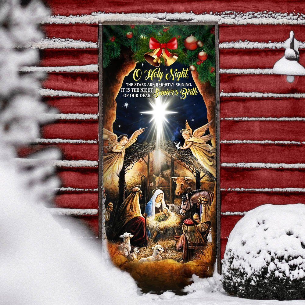 Christmas Door Cover Jesus is Born THH3511D Christmas Door Cover Jesus is Born THH3511D