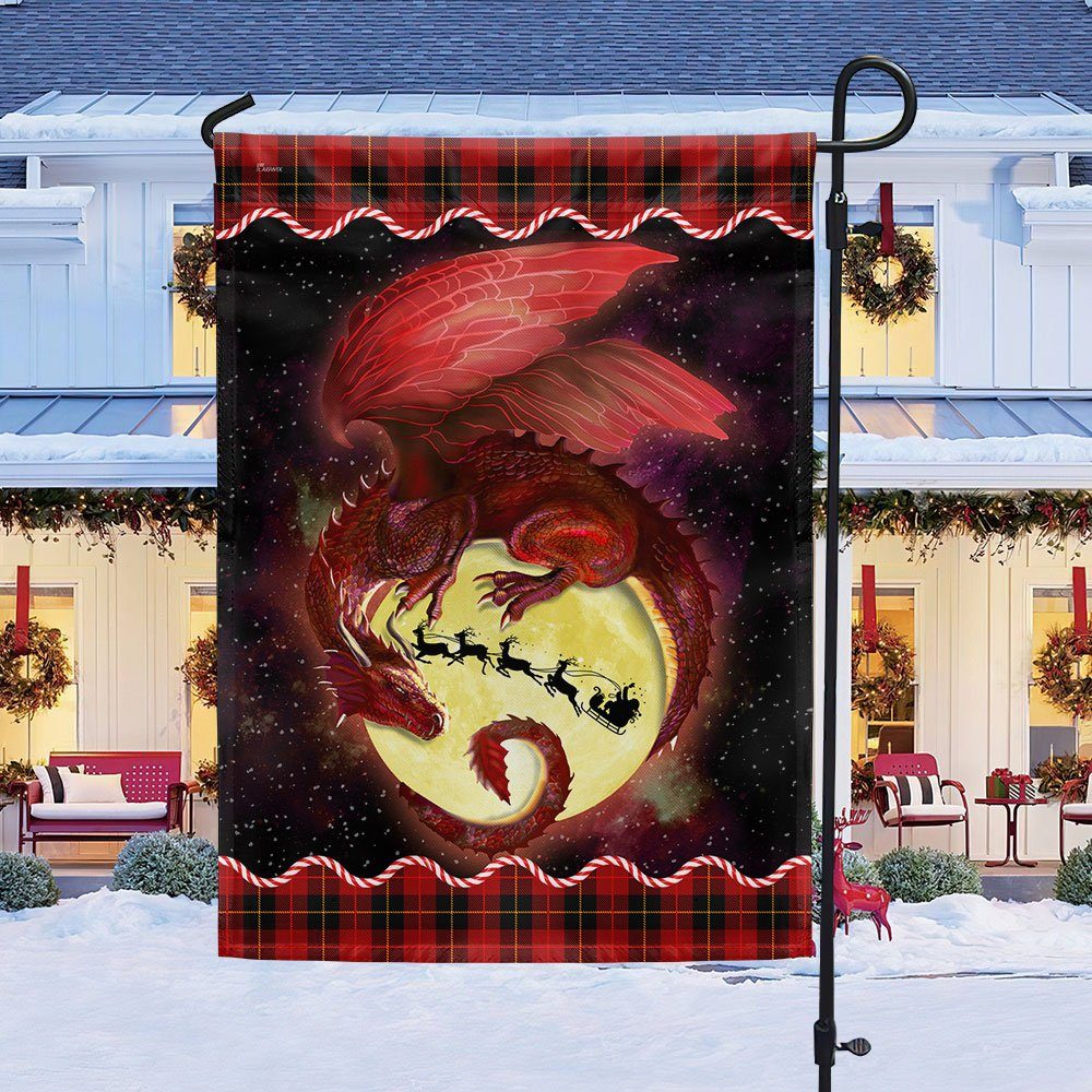 Christmas Dragon Flag Joy To The World LNT733F