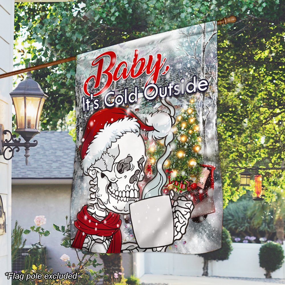 Christmas Flag Baby It's Cold Outside TTY337F