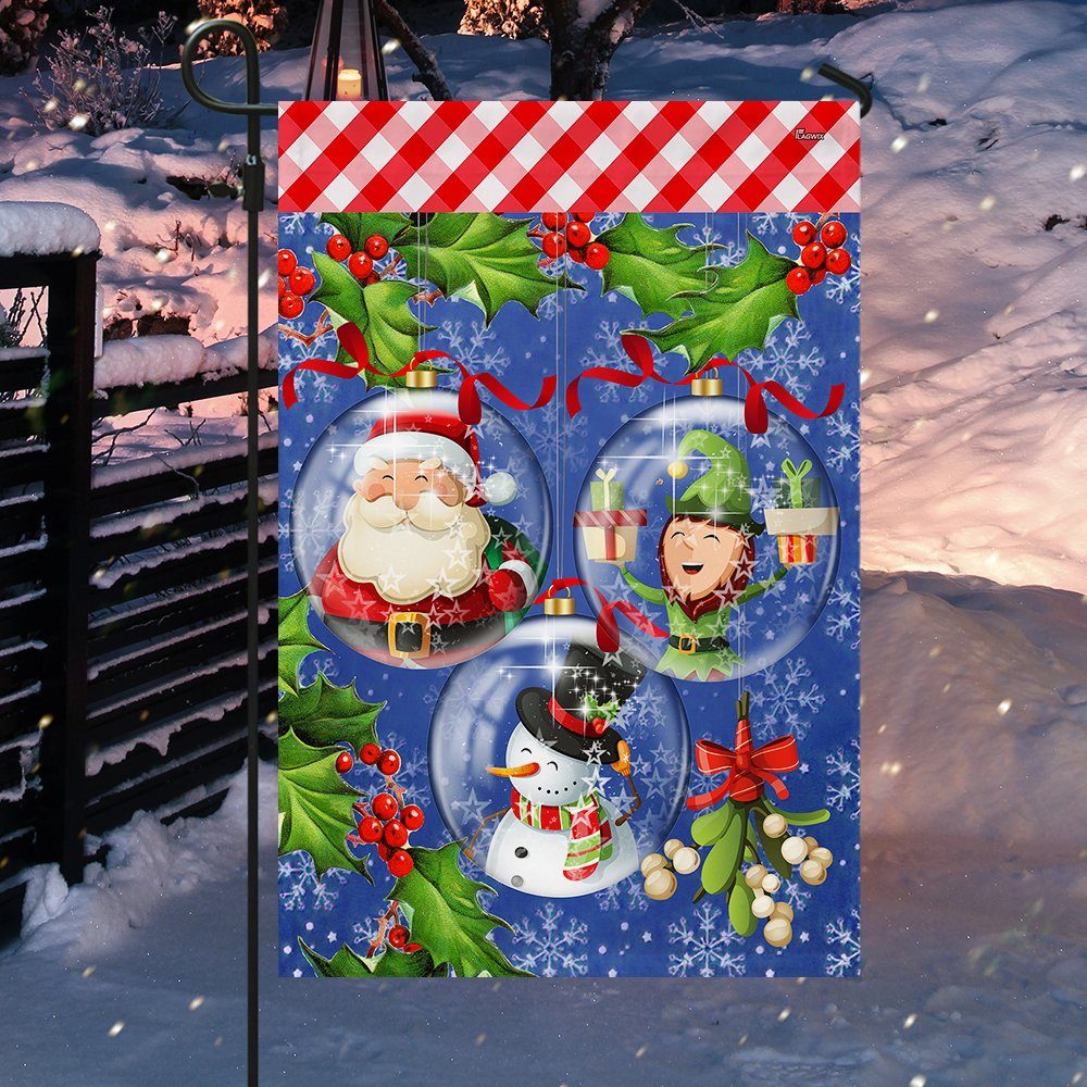 Christmas Flag Bauble NNT151F Christmas Flag Bauble NNT151F