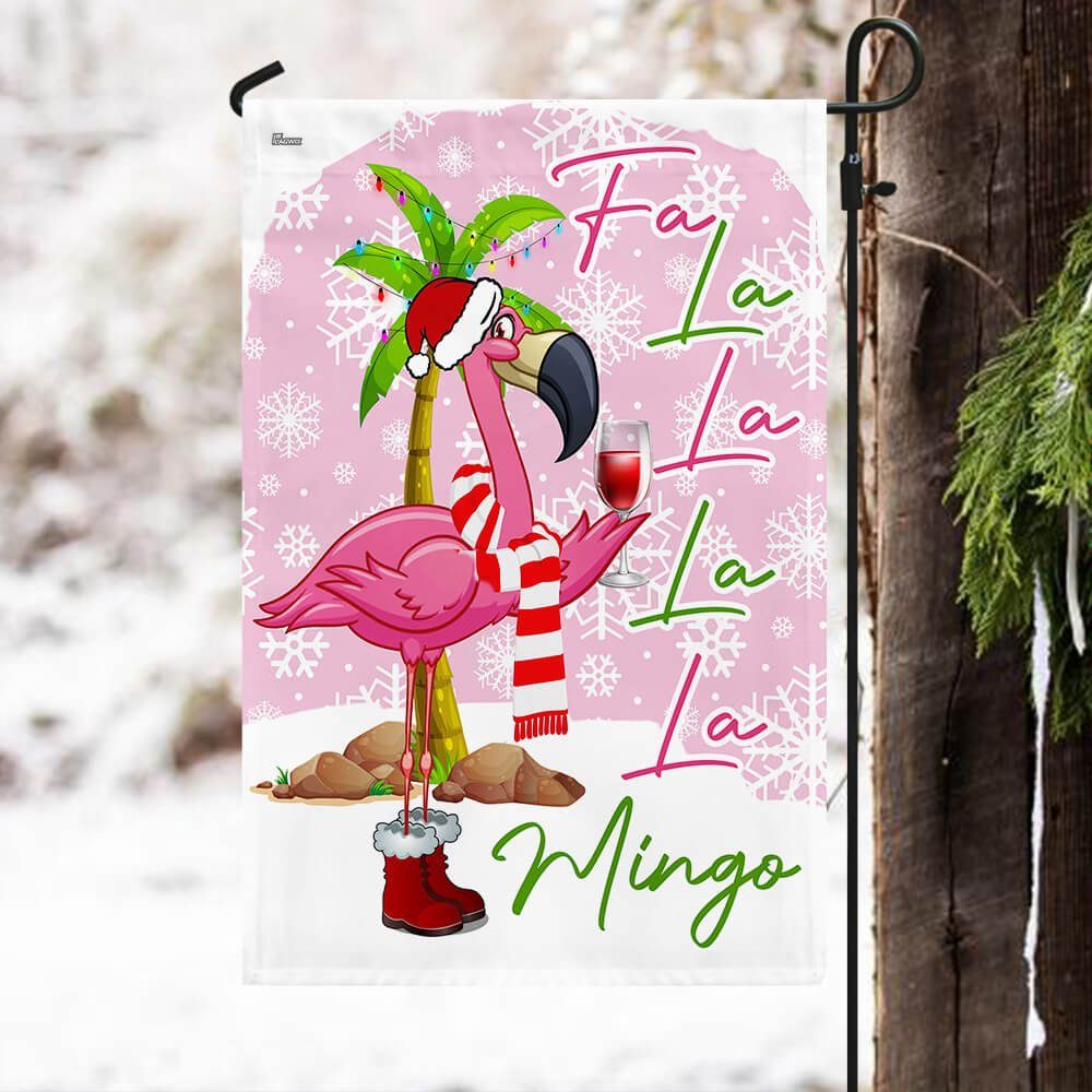 Christmas Flamingo Flag LALA NNT115F
