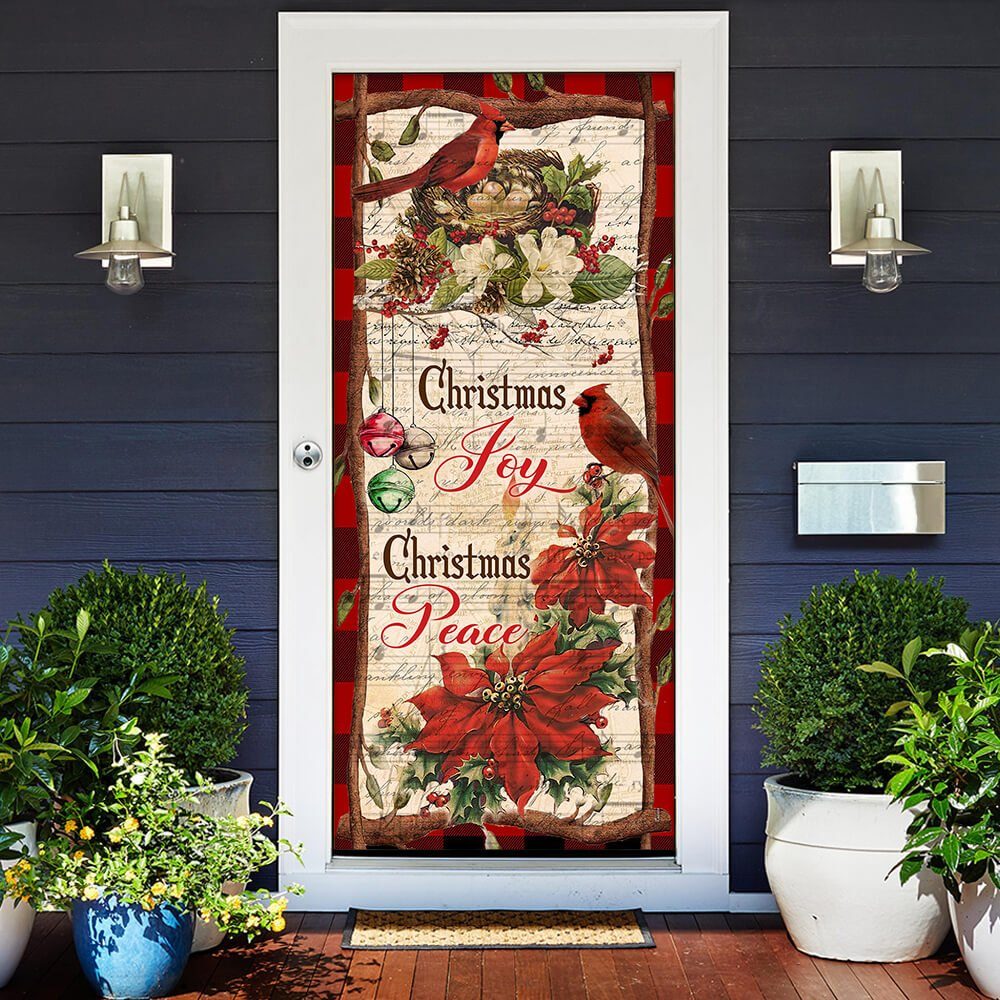 Christmas Joy Christmas Peace Door Cover