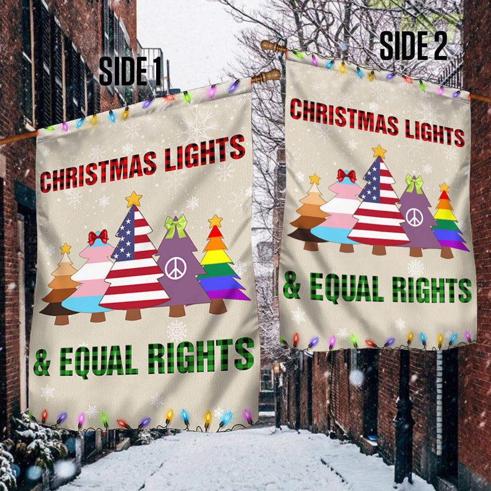 Christmas Lights & Equal Rights Flag MLN741F