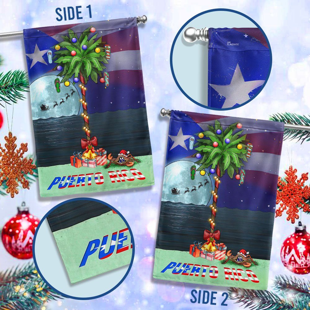Christmas Palm Tree Puerto Rico Flag MLN778F